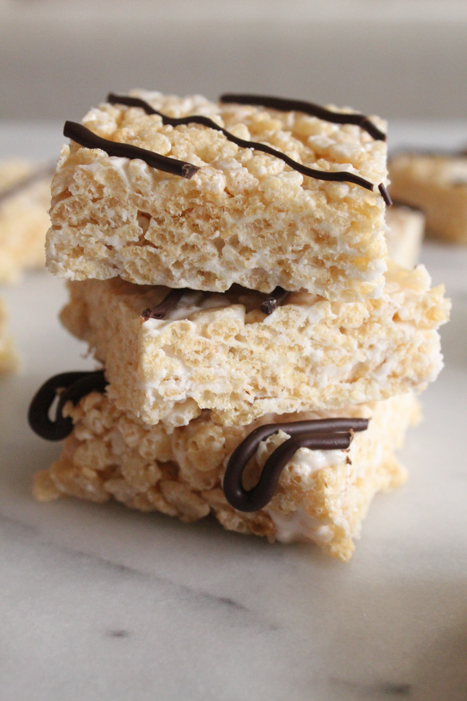 Brown Butter Rice Krispies Treats with Bourbon ...